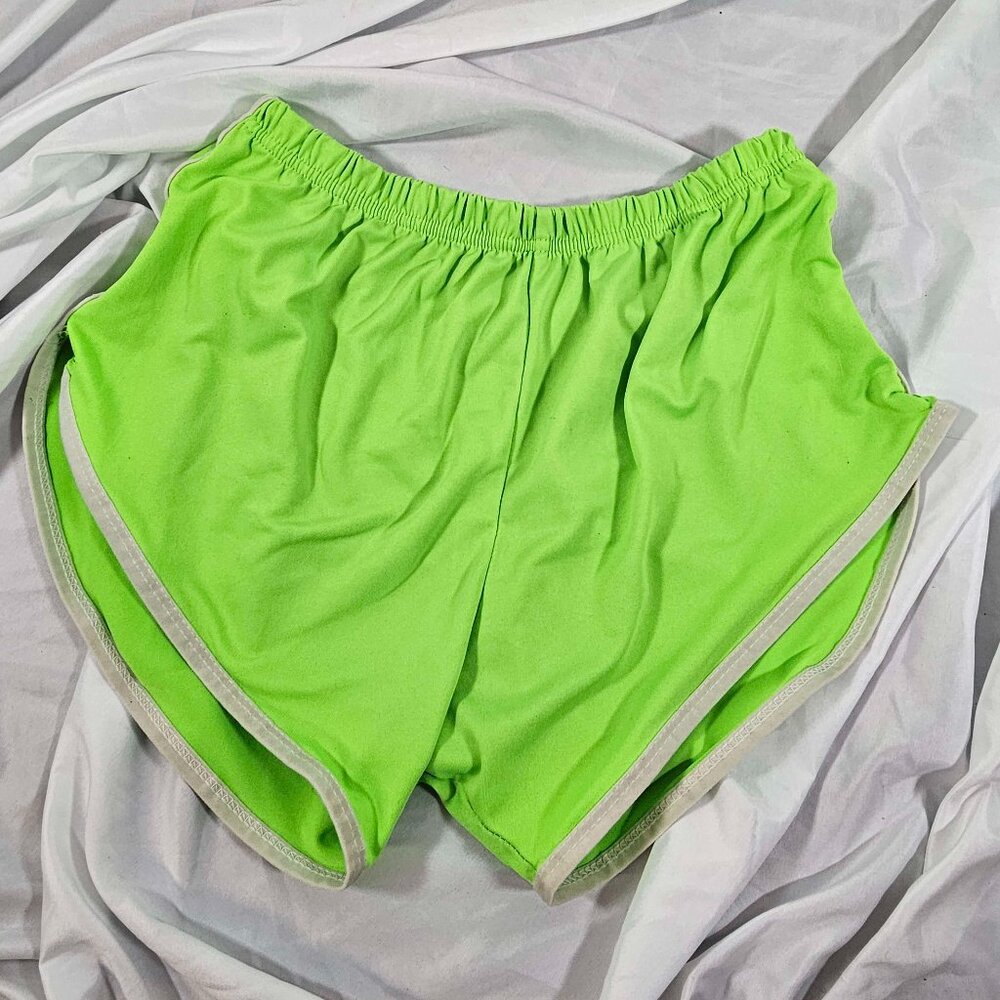 Women’s Green White Shorts Athletic Wear One size fits most